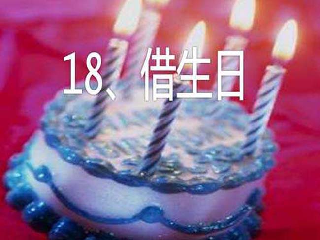 借生日PPT