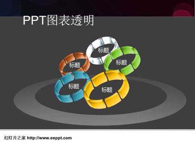 ppt图表透明