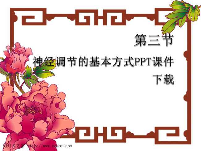 神经调节的基本方式PPT课件下载